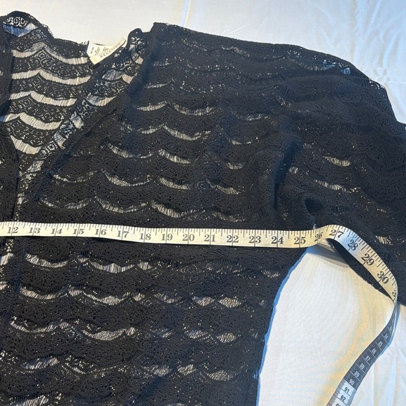 Kenneth Cole Reaction Black Open-Front Cardigan - Picture 7 of 10